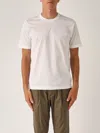 Gran Sasso M/c In Filo Di Scozia T-shirt In White