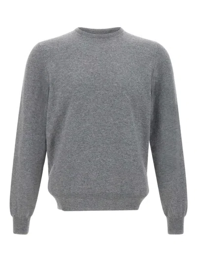 Gran Sasso Mélange-effect Sweater In Gray