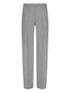 Gran Sasso Mélange-effect Trousers In Gray