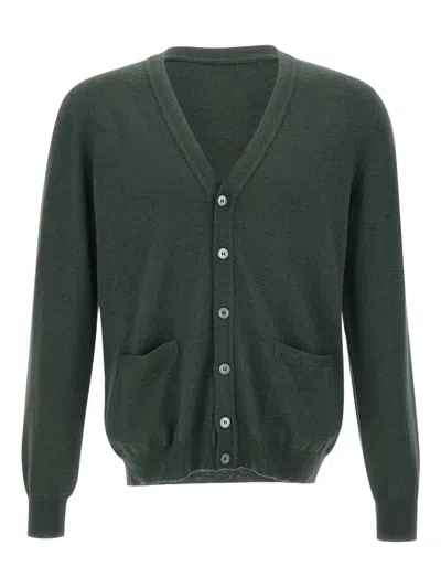 Gran Sasso Merino-cardigan In Green