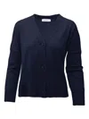 Gran Sasso Merino Wool Cardigan In Blue