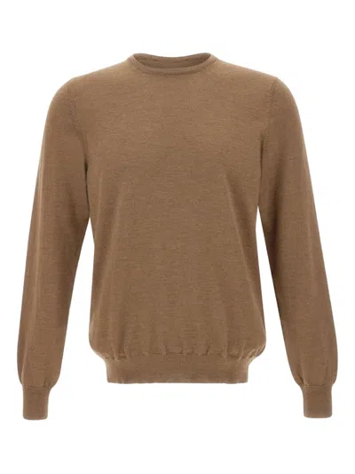 Gran Sasso Merino Wool Sweater In Brown