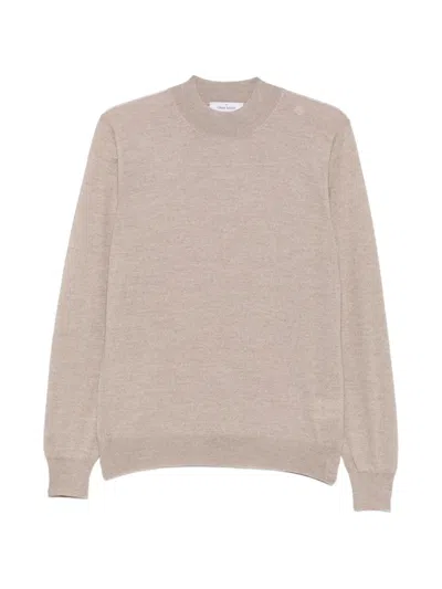 Gran Sasso Mock-neck Sweater In Gray