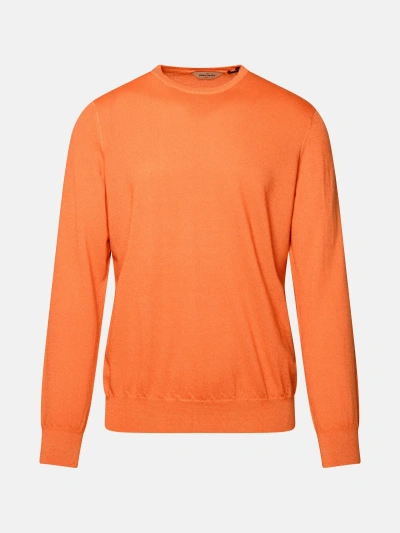 Gran Sasso Orange Cashmere Sweater