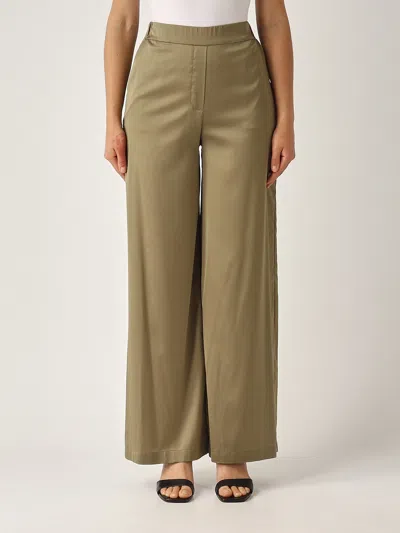 Gran Sasso Pantalone Palazzo Trousers In Brown