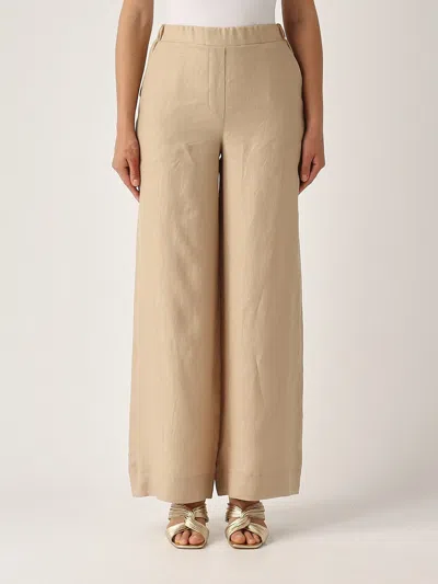 Gran Sasso Pantalone Palazzo Trousers In Neutral