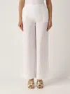 Gran Sasso Pantalone Palazzo Trousers In White