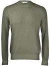Gran Sasso Crew-neck Wool Sweater In Green