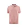 Gran Sasso Classic Polo Knitting Pattern In Pink