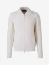 Gran Sasso Zip-fastening Ribbed Cardigan