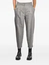 Gran Sasso Pleated Trousers In Gray
