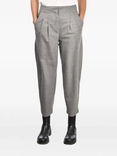 GRAN SASSO PLEATED TROUSERS