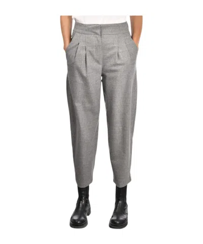 GRAN SASSO PLEATED TROUSERS