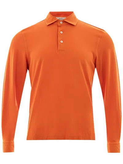 GRAN SASSO POLO IN PIQUET IN LONG SLEEVES GRAN SASSO