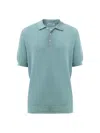 Gran Sasso Polo Knitting Pattern In Blue  In Blue