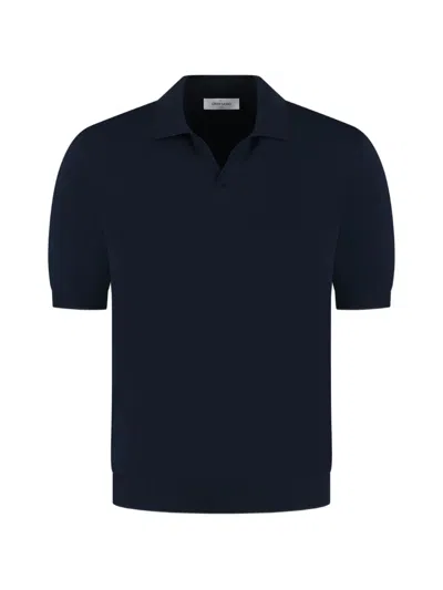 Gran Sasso Polo-collar T-shirt In Blue