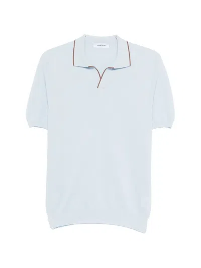 Gran Sasso Polo-collar T-shirt In Blue