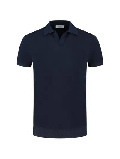 Gran Sasso Polo-collar T-shirt In Blue