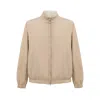 Gran Sasso Double Face Jacket In Beige And White