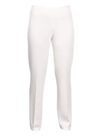 Gran Sasso Pressed-crease Trousers In White