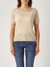 Gran Sasso Pullover M/m Bordi Lurex Sweater In Brown