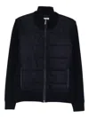Gran Sasso Quilted Knitted Jacket In Black