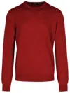 Gran Sasso Man Sweater Brick Size 38 Cashmere In Red