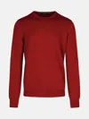 Gran Sasso Red Cashmere Sweater In Red