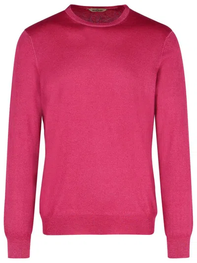 Gran Sasso Red Cashmere Wool Sweater