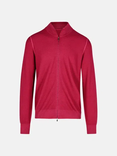 Gran Sasso Red Virgin Wool Sweater