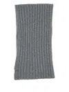 Gran Sasso Ribbed Scarf In Gray