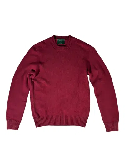 Gran Sasso Ribbed Sweater In Red