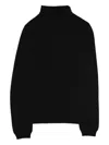 Gran Sasso Roll-neck Sweater In Black