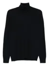 Gran Sasso Roll-neck Sweater In Black