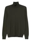 Gran Sasso Roll-neck Sweater In Green