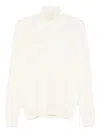 Gran Sasso Roll-neck Sweater In White