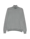 Gran Sasso Roll-neck Wool Sweater In Multi