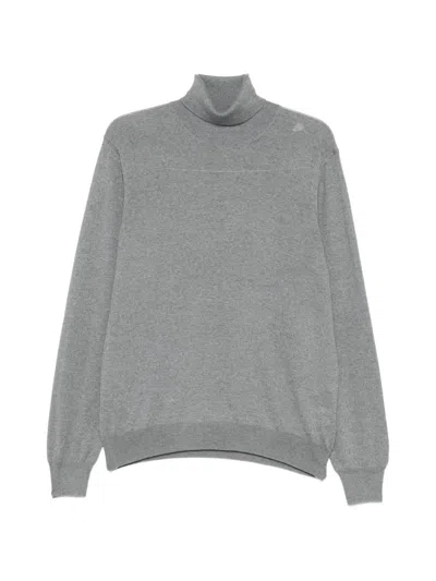 Gran Sasso Roll-neck Wool Sweater In Multi