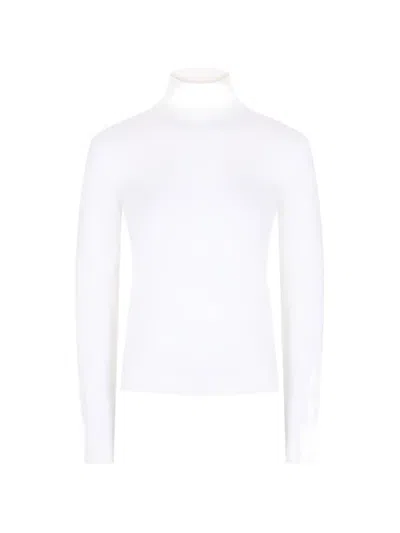 Gran Sasso Roll-neck Wool Sweater In Red