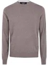 Gran Sasso Crew-neck Sweater In Brown