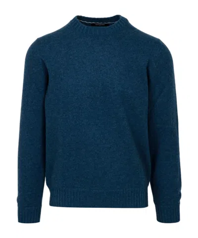 Gran Sasso Round Neck Sweater In Blue