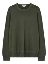Gran Sasso Round-neck Sweater In Green