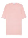 Gran Sasso Round-neck T-shirt In Pink