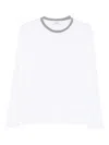 Gran Sasso T-shirt Mit Rundhalsausschnitt In White