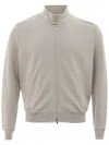 Gran Sasso Beige Cotton Cardigan For Men