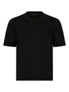 Gran Sasso Short-sleeve Crew-neck T-shirt In Black