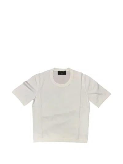 Gran Sasso Short-sleeve Crewneck Knitwear In Neutral