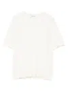 Gran Sasso Short-sleeve Knit Top In White