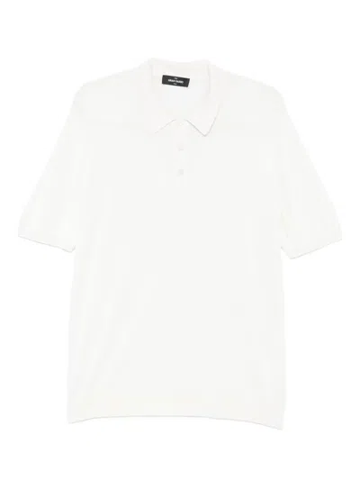 Gran Sasso Short-sleeve Polo Shirt In Black