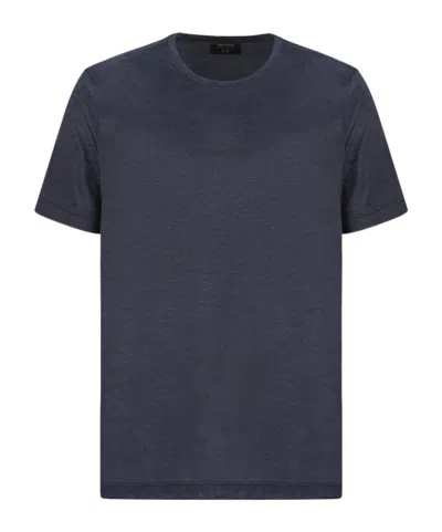 Gran Sasso Short Sleeve T-shirt In Black